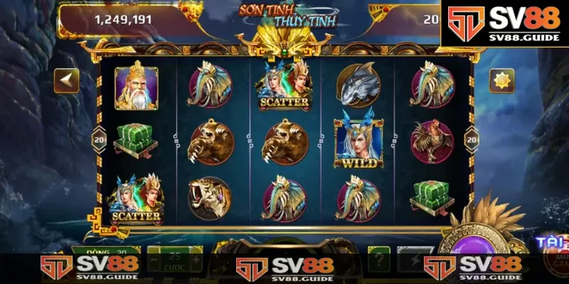 Giới thiệu tổng quan game slots Sơn Tinh Thủy Tinh